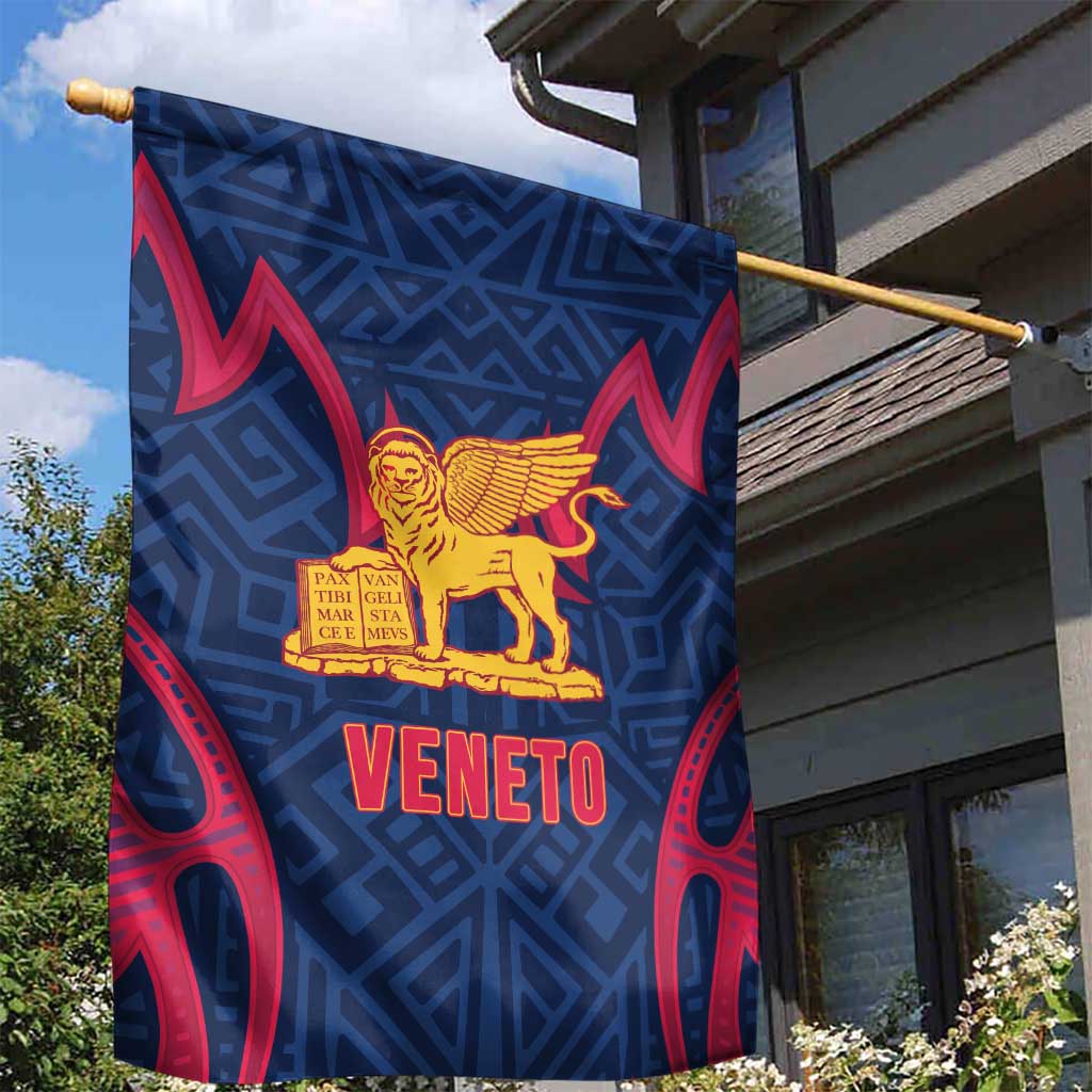 Italy Veneto Garden Flag Emblem With Flag Style - Wonder Print Shop