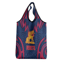 Italy Veneto Grocery Bag Emblem With Flag Style - Wonder Print Shop