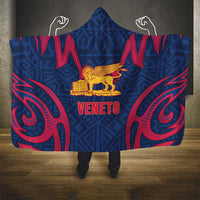 Italy Veneto Hooded Blanket Emblem With Flag Style - Wonder Print Shop