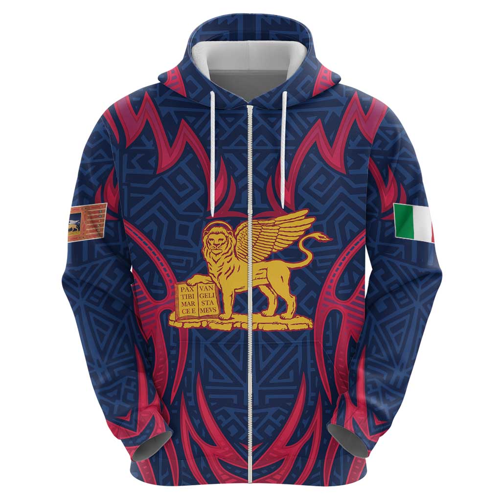 Italy Veneto Hoodie Emblem With Flag Style LT19