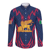 Italy Veneto Long Sleeve Button Shirt Emblem With Flag Style LT19
