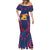 Italy Veneto Mermaid Dress Emblem With Flag Style LT19