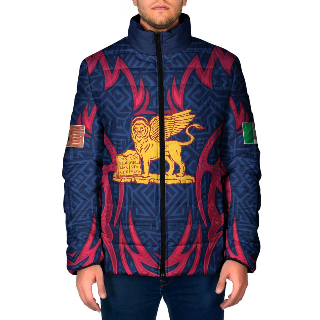 Italy Veneto Padded Jacket Emblem With Flag Style LT19