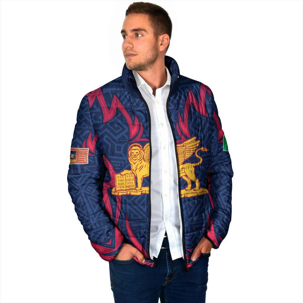 Italy Veneto Padded Jacket Emblem With Flag Style LT19