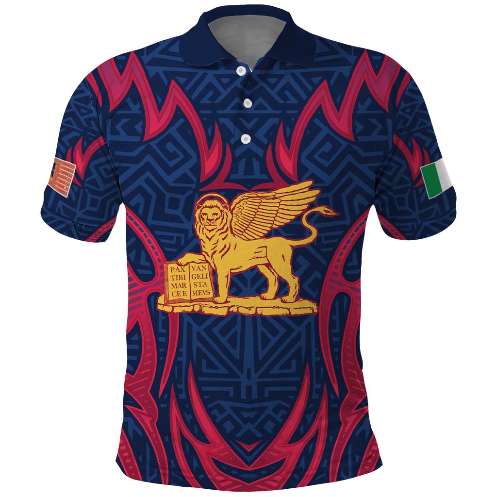 Italy Veneto Polo Shirt Emblem With Flag Style LT19