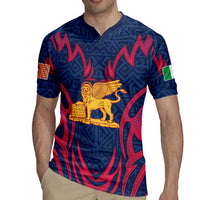 Italy Veneto Rugby Jersey Emblem With Flag Style LT19