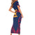 Italy Veneto Short Sleeve Bodycon Dress Emblem With Flag Style LT19