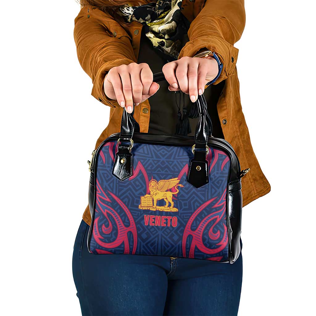 Italy Veneto Shoulder Handbag Emblem With Flag Style - Wonder Print Shop