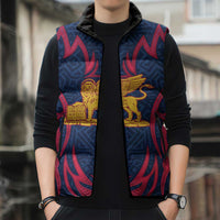 Italy Veneto Sleeveless Puffer Jacket Emblem With Flag Style LT19