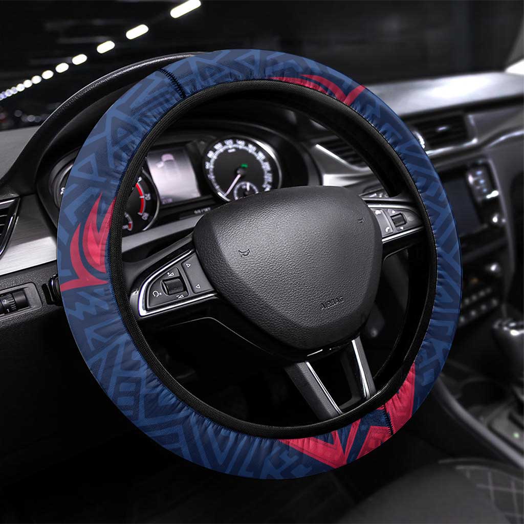 Italy Veneto Steering Wheel Cover Emblem With Flag Style - Wonder Print Shop