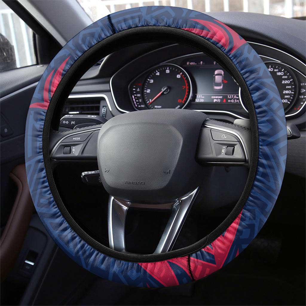 Italy Veneto Steering Wheel Cover Emblem With Flag Style - Wonder Print Shop