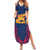 Italy Veneto Summer Maxi Dress Emblem With Flag Style LT19