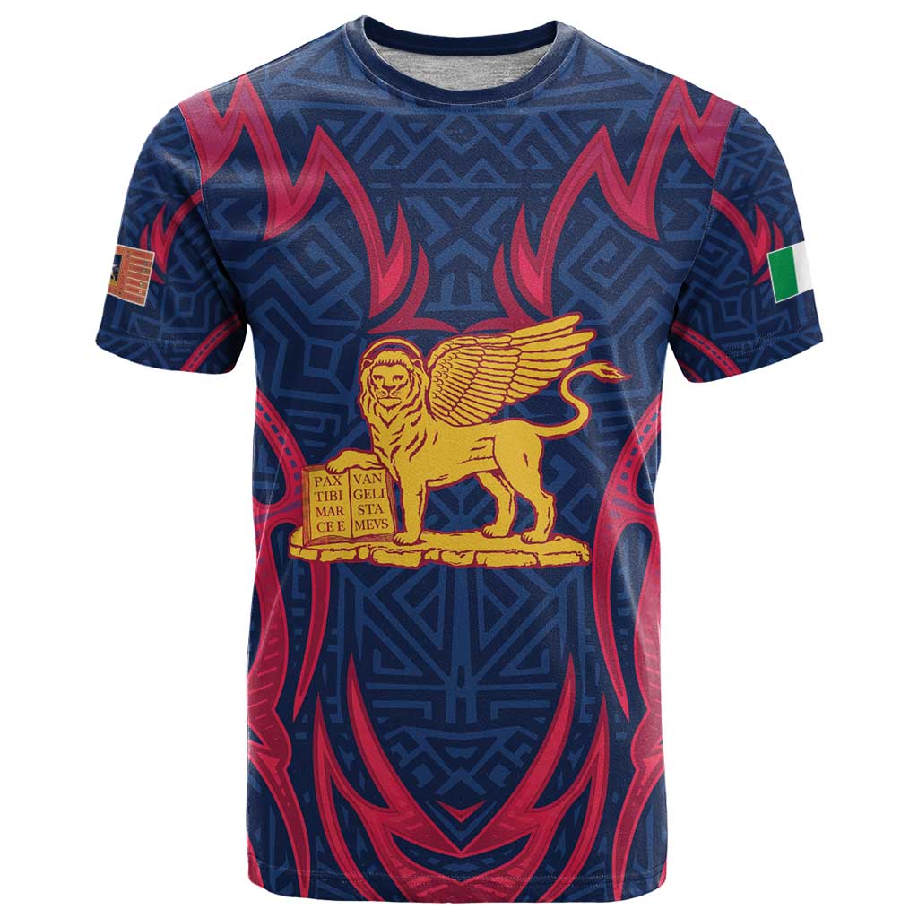 Italy Veneto T Shirt Emblem With Flag Style LT19