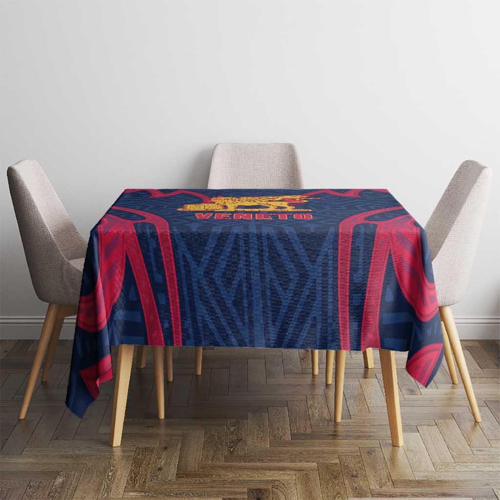 Italy Veneto Tablecloth Emblem With Flag Style - Wonder Print Shop