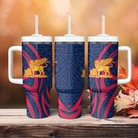 Italy Veneto Tumbler With Handle Emblem With Flag Style - Wonder Print Shop