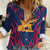 Italy Veneto Women Casual Shirt Emblem With Flag Style LT19