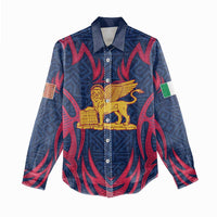 Italy Veneto Women Casual Shirt Emblem With Flag Style LT19