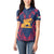 Italy Veneto Women Polo Shirt Emblem With Flag Style LT19