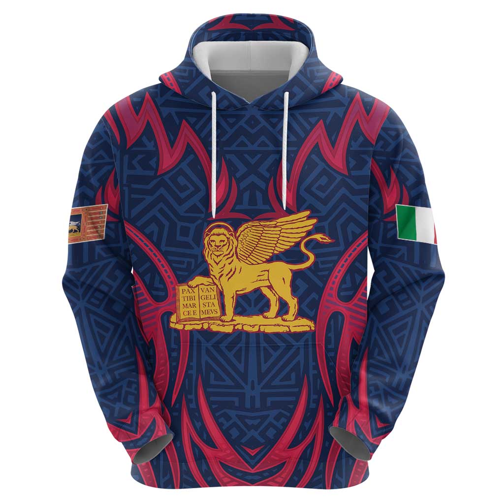 Italy Veneto Zip Hoodie Emblem With Flag Style LT19