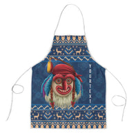 Personalized Romania Christmas Apron Romanian Traditional Masks - Wonder Print Shop