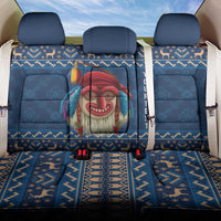 Personalized Romania Christmas Back Car Seat Cover Romanian Traditional Masks - Wonder Print Shop