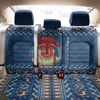 Personalized Romania Christmas Back Car Seat Cover Romanian Traditional Masks - Wonder Print Shop
