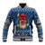 Personalized Romania Christmas Baseball Jacket Romanian Traditional Masks - Wonder Print Shop