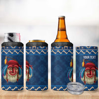 Personalized Romania Christmas 4 in 1 Can Cooler Tumbler Romanian Traditional Masks - Wonder Print Shop