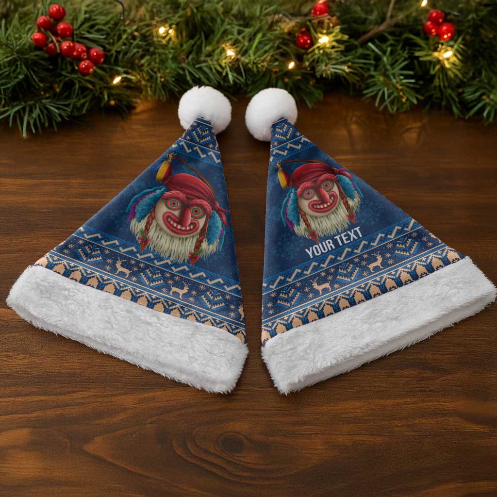 Personalized Romania Christmas Santa Hat Romanian Traditional Masks - Wonder Print Shop