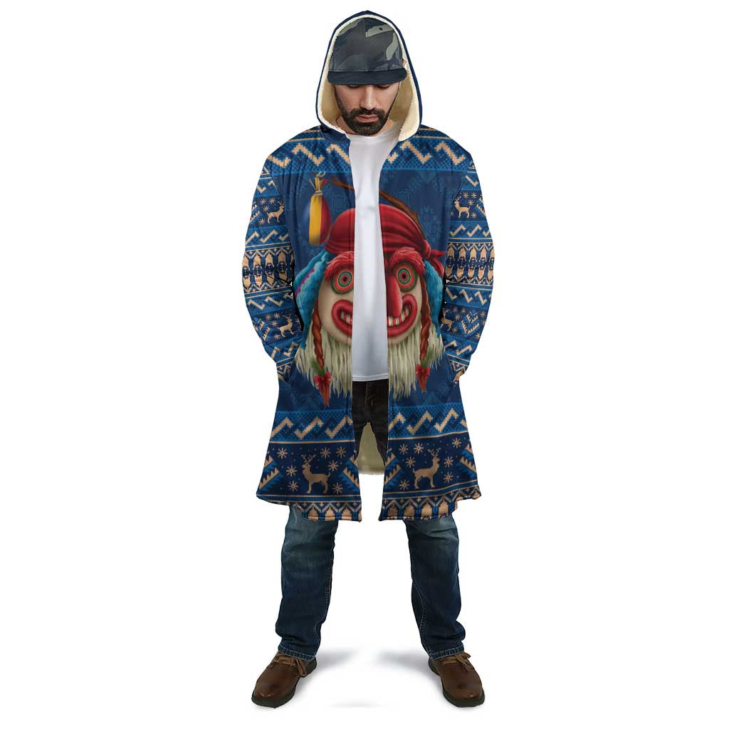 Personalized Romania Christmas Cloak Romanian Traditional Masks - Wonder Print Shop
