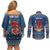 Personalized Romania Christmas Couples Matching Off Shoulder Short Dress and Long Sleeve Button Shirt Romanian Traditional Masks - Wonder Print Shop