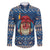 Personalized Romania Christmas Family Matching Long Sleeve Bodycon Dress and Hawaiian Shirt Romanian Traditional Masks - Wonder Print Shop