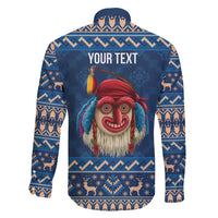 Personalized Romania Christmas Family Matching Puletasi and Hawaiian Shirt Romanian Traditional Masks - Wonder Print Shop