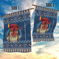 Personalized Romania Christmas Garden Flag Romanian Traditional Masks - Wonder Print Shop