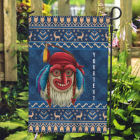 Personalized Romania Christmas Garden Flag Romanian Traditional Masks - Wonder Print Shop