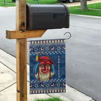 Personalized Romania Christmas Garden Flag Romanian Traditional Masks - Wonder Print Shop