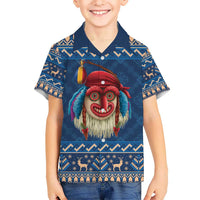 Personalized Romania Christmas Hawaiian Shirt Romanian Traditional Masks - Wonder Print Shop