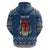 Personalized Romania Christmas Hoodie Romanian Traditional Masks - Wonder Print Shop