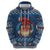 Personalized Romania Christmas Hoodie Romanian Traditional Masks - Wonder Print Shop