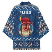 Personalized Romania Christmas Kimono Romanian Traditional Masks - Wonder Print Shop