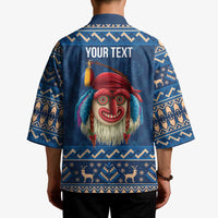 Personalized Romania Christmas Kimono Romanian Traditional Masks - Wonder Print Shop