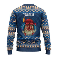 Personalized Romania Christmas Ugly Christmas Sweater Romanian Traditional Masks - Wonder Print Shop