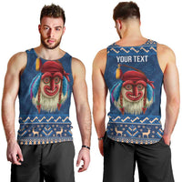 Personalized Romania Christmas Men Tank Top Romanian Traditional Masks - Wonder Print Shop