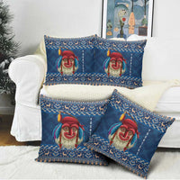 Personalized Romania Christmas Pillow Cover Romanian Traditional Masks - Wonder Print Shop
