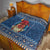 Personalized Romania Christmas Quilt Romanian Traditional Masks - Wonder Print Shop