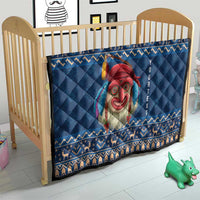 Personalized Romania Christmas Quilt Romanian Traditional Masks - Wonder Print Shop