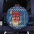 Personalized Romania Christmas Spare Tire Cover Romanian Traditional Masks - Wonder Print Shop