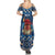 Personalized Romania Christmas Summer Maxi Dress Romanian Traditional Masks - Wonder Print Shop