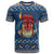 Personalized Romania Christmas T Shirt Romanian Traditional Masks - Wonder Print Shop