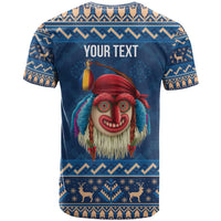 Personalized Romania Christmas T Shirt Romanian Traditional Masks - Wonder Print Shop